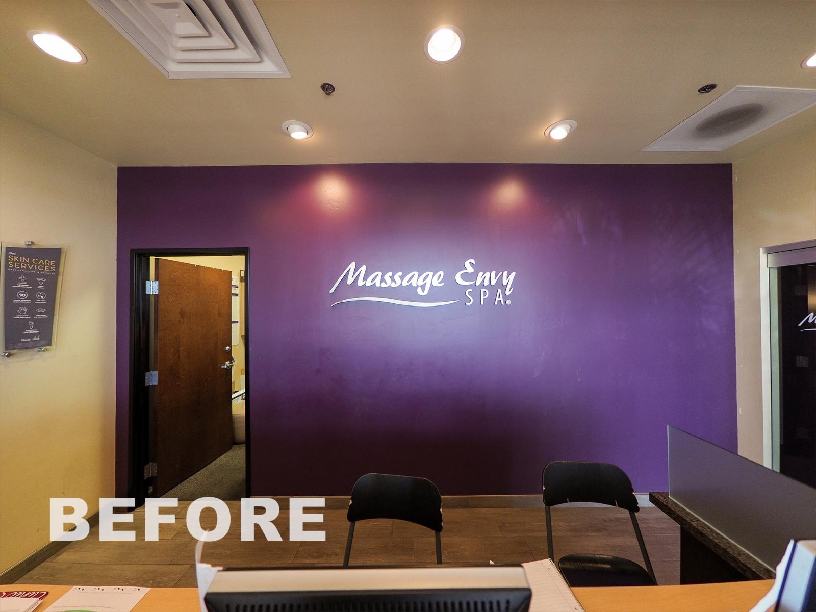 Signage Case Study Massage Envy   ME Goodyear AZ Before0 