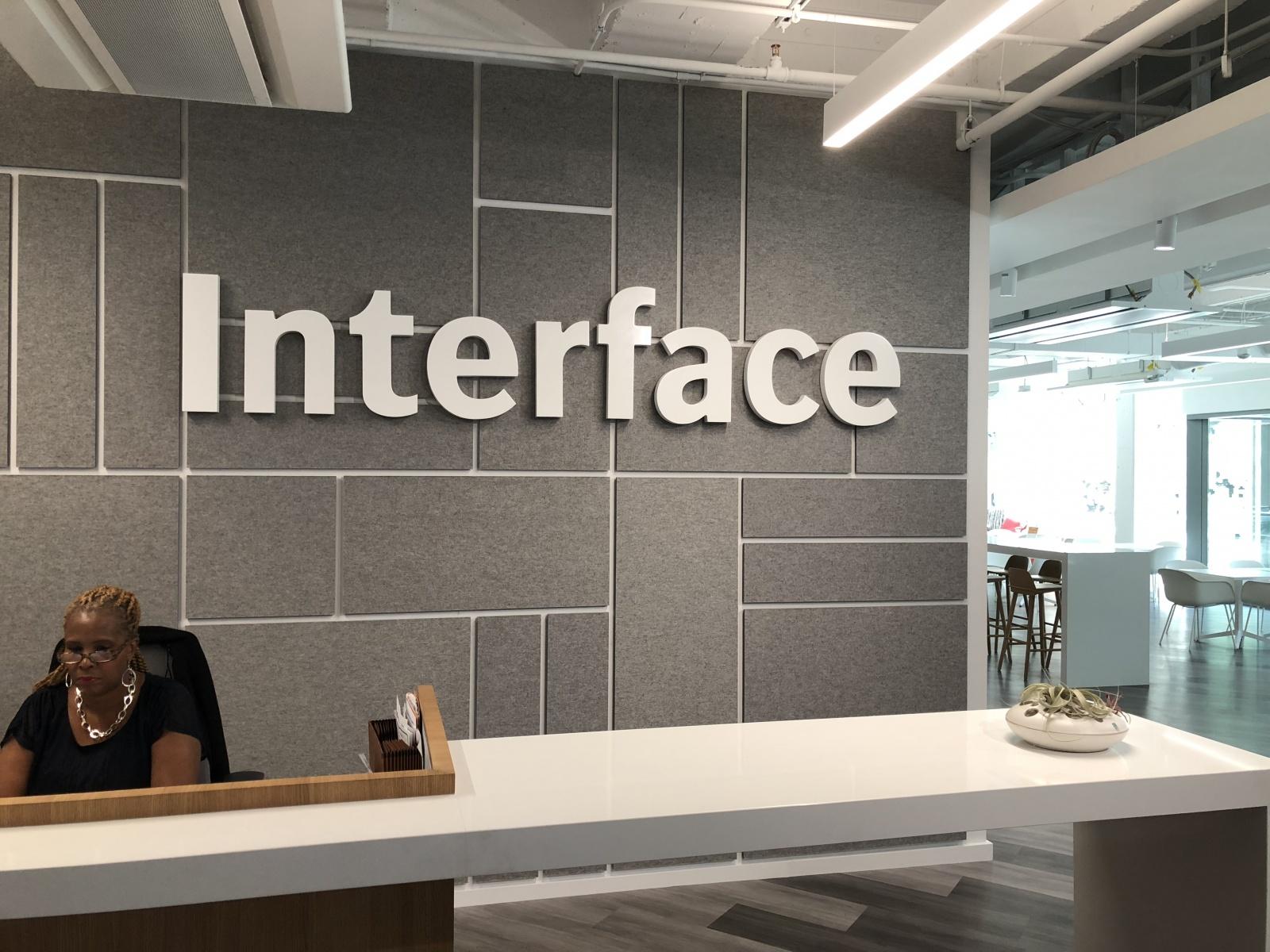 Interface Atlanta corporate headquarters graphics and signage
