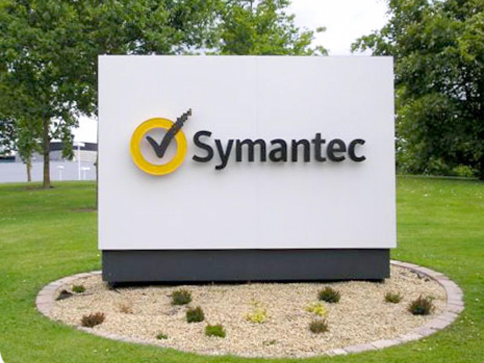 Symantec external signage